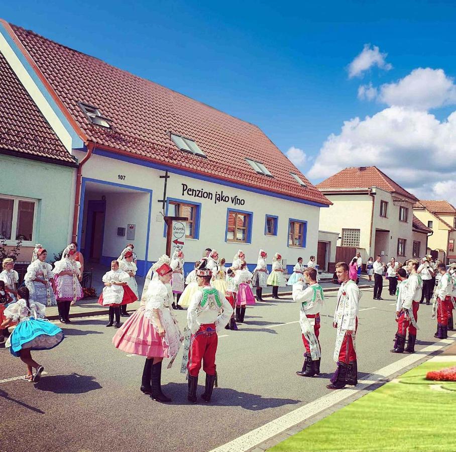 Penzion Jako Vino Bulhary Exterior foto